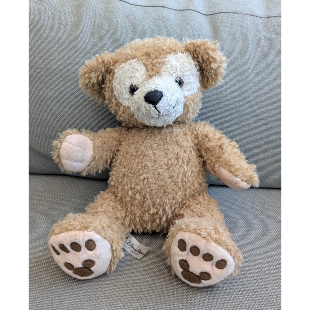 Duffy Hidden Mickey Mouse Teddy Bear Plush Walt Disney World Parks Brown 12''